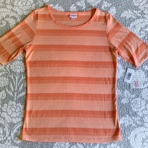 LuLaRoe Coral Striped Gigi Top
